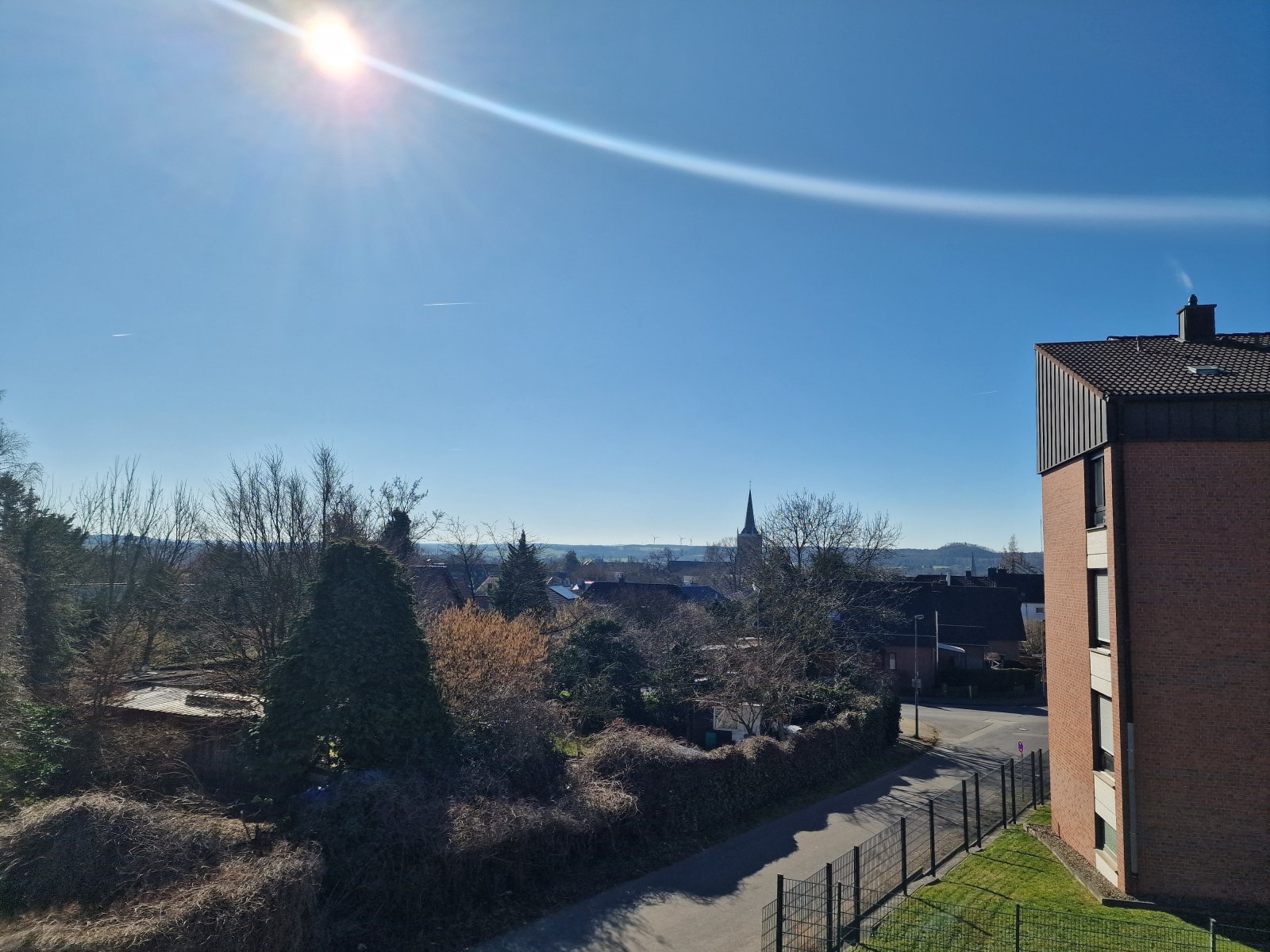 ein Weitblick vom Balkon
