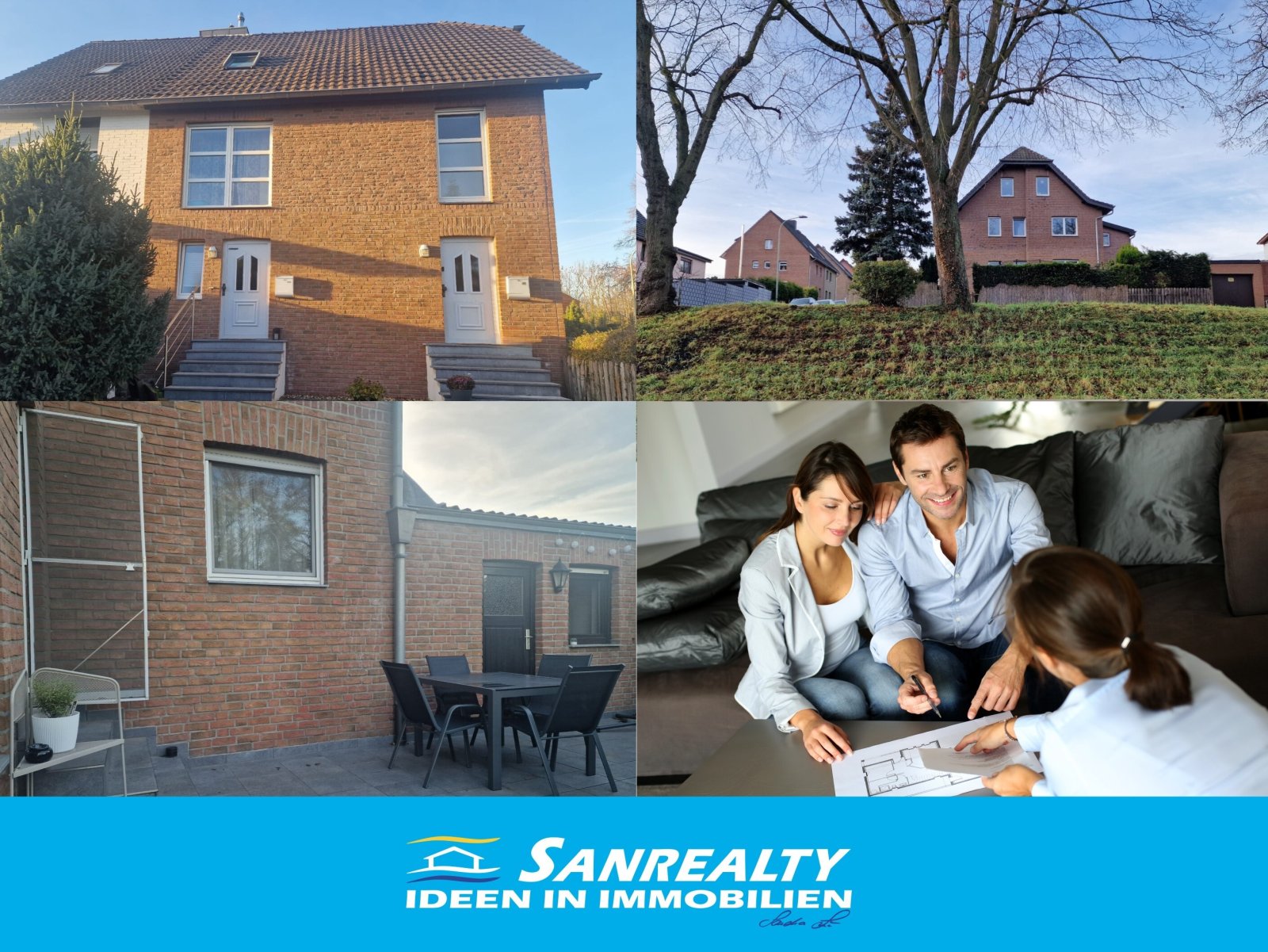 SANREALTY | Zweiparteienhaus mit separaten Eingängen, Garten und Garage in Eschweiler-Pumpe-Stich 