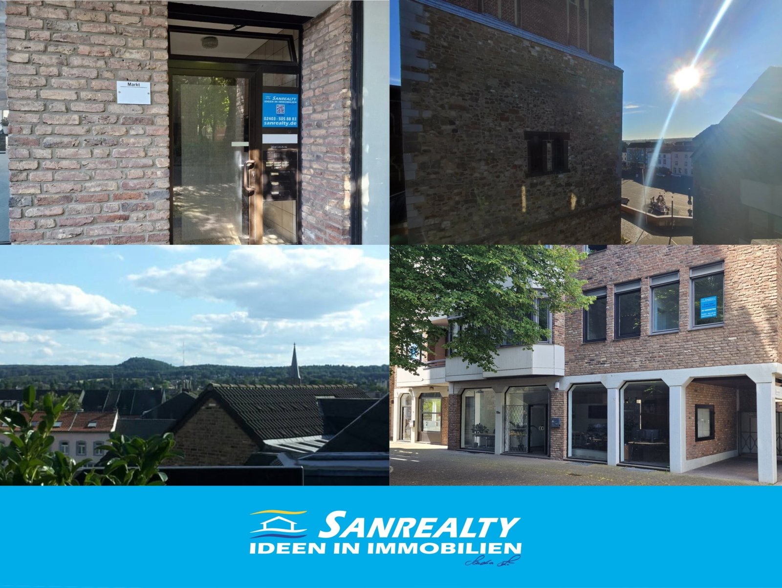 SANREALTY | Maisonettewohnung mit Balkon und Terrasse, in zentraler, dennoch ruhiger Lage von Eschweiler 
